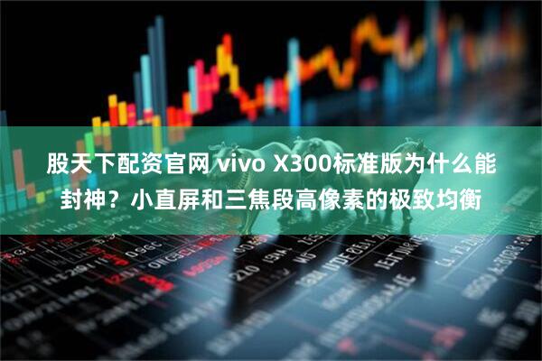 股天下配资官网 vivo X300标准版为什么能封神？小直屏和三焦段高像素的极致均衡